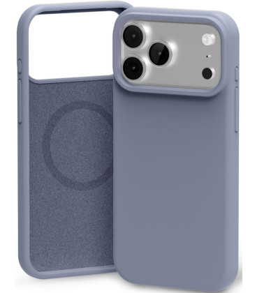 Pilkas (Levandos) dėklas Apple iPhone 17 Pro Max / 18 Pro Max telefonui "Mercury Pure Magsafe Silicon Case"