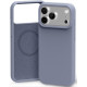 Pilkas (Levandos) dėklas Apple iPhone 17 Pro / 18 Pro telefonui "Mercury Pure Magsafe Silicon Case"