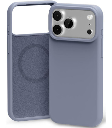 Pilkas (Levandos) dėklas Apple iPhone 17 Pro / 18 Pro telefonui "Mercury Pure Magsafe Silicon Case"