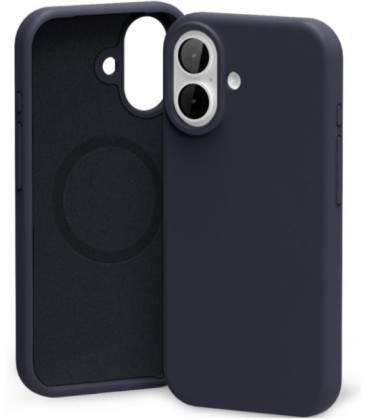Dėklas Mercury Pure Magsafe Silicon Case Apple iPhone 17 tamsiai mėlynas