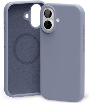 Dėklas Mercury Pure Magsafe Silicon Case Apple iPhone 17 levandos pilka