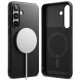 Juodas dėklas Samsung Galaxy S25 FE telefonui "Ringke Onyx Magnetic Magsafe"