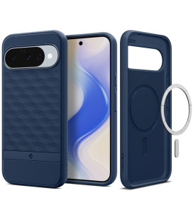 Mėlynas dėklas Google Pixel 10 / 10 Pro telefonui "Spigen Parallax MAG Magsafe"
