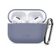 Mėlynas (Baby Blue) dėklas Apple Airpods Pro 3 ausinėms "Tech-Protect Silicone Hook"
