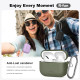 Žalias (Olive Green) dėklas Apple Airpods Pro 3 ausinėms "Tech-Protect Silicone Hook"
