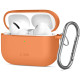 Oranžinis (Cosmic Orange) dėklas Apple Airpods Pro 3 ausinėms "Tech-Protect Silicone Hook"