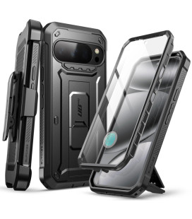 Juodas dėklas Google Pixel 10 / 10 Pro telefonui "Supcase Unicorn Beetle Pro"