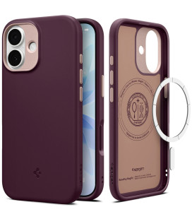 Raudonas dėklas Apple iPhone 17 telefonui "Spigen Nano Pop MAG Magsafe"