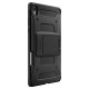 Juodas atverčiamas dėklas Samsung Galaxy Tab S11 11.0 X730 / X736 planšetei "Spigen Tough Armor PRO"