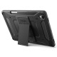 Juodas atverčiamas dėklas Samsung Galaxy Tab S11 11.0 X730 / X736 planšetei "Spigen Tough Armor PRO"