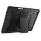 Juodas atverčiamas dėklas Samsung Galaxy Tab S11 11.0 X730 / X736 planšetei "Spigen Tough Armor PRO"