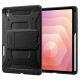 Juodas atverčiamas dėklas Samsung Galaxy Tab S11 11.0 X730 / X736 planšetei "Spigen Tough Armor PRO"