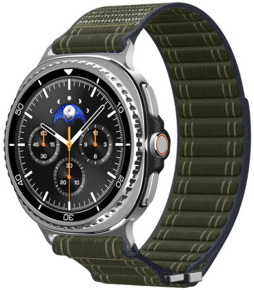 Žalia apyrankė Samsung Galaxy Watch 8 / 9 / Classic (40 / 44 / 46 mm) laikrodžiui "Spigen WBF0 Band"