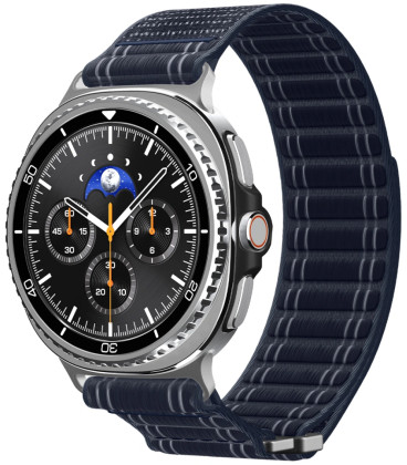 Mėlyna apyrankė Samsung Galaxy Watch 8 / 9 / Classic (40 / 44 / 46 mm) laikrodžiui "Spigen WBF0 Band"