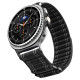 Juoda apyrankė Samsung Galaxy Watch 8 / 9 / Classic (40 / 44 / 46 mm) laikrodžiui "Spigen WBF0 Band"