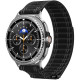 Juoda apyrankė Samsung Galaxy Watch 8 / 9 / Classic (40 / 44 / 46 mm) laikrodžiui "Spigen WBF0 Band"