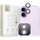 Levandos spalvos kameros apsauga Apple iPhone 17 telefonui "Tech-Protect CamRing Fit+