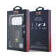 Mėlynas dėklas Apple iPhone 17 Pro telefonui "Red Bull Silicone Vertical Logo MagSafe Case"