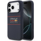 Mėlynas dėklas Apple iPhone 17 Pro telefonui "Red Bull Silicone Horizontal Logo MagSafe Case"