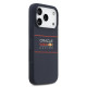 Mėlynas dėklas Apple iPhone 17 Pro telefonui "Red Bull Silicone Horizontal Logo MagSafe Case"