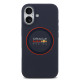 Mėlynas dėklas Apple iPhone 17 telefonui "Red Bull Silicone Red Ring MagSafe Case"