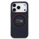 Mėlynas dėklas Apple iPhone 17 Pro telefonui "Red Bull Silicone Red Ring MagSafe Case"