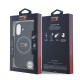 Mėlynas dėklas Apple iPhone 17 telefonui "Red Bull Silicone Blue Ring MagSafe Case"