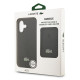 Juodas dėklas Apple iPhone 17 telefonui "Lacoste Iconic Petit Pique MagSafe Case + Wallet"