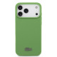 Žalias dėklas Apple iPhone 17 Pro Max telefonui "Lacoste Iconic Petit Pique MagSafe Case + Wallet"
