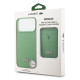 Žalias dėklas Apple iPhone 17 Pro Max telefonui "Lacoste Iconic Petit Pique MagSafe Case + Wallet"