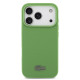 Žalias dėklas Apple iPhone 17 Pro telefonui "Lacoste Iconic Petit Pique MagSafe Case + Wallet"