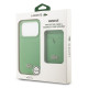 Žalias dėklas Apple iPhone 17 Pro telefonui "Lacoste Iconic Petit Pique MagSafe Case + Wallet"