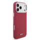 Rožinis dėklas Apple iPhone 17 Pro Max telefonui "DKNY PU Leather Metal Logo Wrist Chain MagSafe Case"