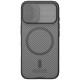 Juodas / skaidrus dėklas Apple iPhone 17 telefonui "Nillkin CamShield PRO Magnetic Hard Case"