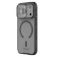 Juodas / skaidrus dėklas Apple iPhone 17 Pro telefonui "Nillkin CamShield PRO Magnetic Hard Case"