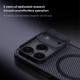 Juodas / skaidrus dėklas Apple iPhone 17 Pro / 18 Pro telefonui "Nillkin CamShield PRO Magnetic Hard Case"