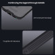 Juodas / skaidrus dėklas Apple iPhone 17 Pro telefonui "Nillkin CamShield PRO Magnetic Hard Case"