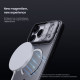 Juodas / skaidrus dėklas Apple iPhone 17 Pro Max telefonui "Nillkin CamShield PRO Magnetic Hard Case"