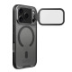 Juodas / skaidrus dėklas Apple iPhone 17 Pro / 18 Pro telefonui "Nillkin CamShield Prop Magnetic Case"
