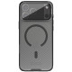 Juodas / skaidrus dėklas Apple iPhone 17 Pro Max telefonui "Nillkin CamShield Prop Magnetic Case