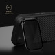 Juodas dėklas Apple iPhone 17 Pro telefonui "Nillkin CarboProp Aramid Magnetic Case"