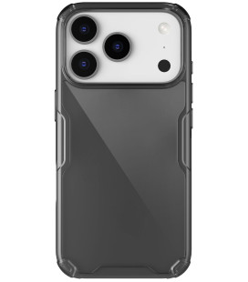 Juodas / skaidrus dėklas Apple iPhone 17 Pro / 18 Pro telefonui "Nillkin Nature TPU Pro"