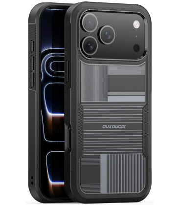 Dėklas Apple iPhone 17 Pro Max / 18 Pro Max telefonui "Dux Ducis Shld Umbra Pattern"