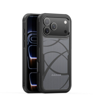 Dėklas Dux Ducis Shld Apple iPhone 17 Pro Max juodas (Rhythm Pattern)