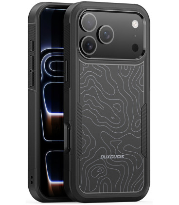 Dėklas Apple iPhone 17 Pro Max / 18 Pro Max telefonui "Dux Ducis Shld Contour Pattern"