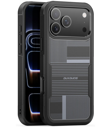 Dėklas Apple iPhone 17 Pro / 18 Pro telefonui "Dux Ducis Shld Umbra Pattern"
