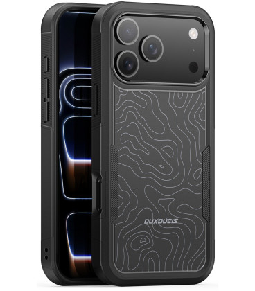 Dėklas Apple iPhone 17 Pro / 18 Pro telefonui "Dux Ducis Shld Contour Pattern"