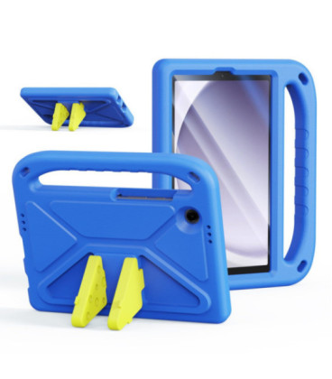 Dėklas Dux Ducis Puff Samsung X110/X115 Tab A9 8.7/X130/X135 Tab A11 8.7 mėlynas