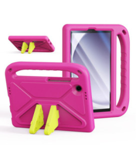 Dėklas Dux Ducis Puff Samsung X110/X115 Tab A9 8.7/X130/X135 Tab A11 8.7 rožinis