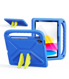 Dėklas Dux Ducis Puff Apple iPad 10.9 2022/iPad 11 2025 mėlynas